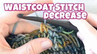 Waistcoat Stitch Decrease