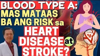 Blood Type A: Mas Mataas Ba ang Risk sa Heart Disease at Stroke? - Tips by Doc Willie Ong