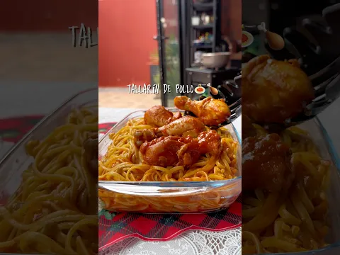 Tallarín con pollo🍝🍗😋🇵🇾