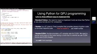 HPC Advanced Training Event - Day 1 Multi-GPU programming for shared and distributed computing