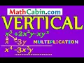 Multiplying Polynomials Vertical Method problem