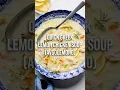 Quick Greek Lemon Chicken Soup (Avgolemono)