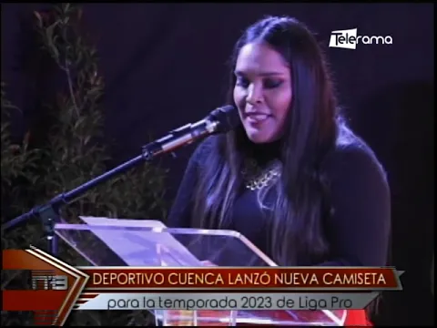 Deportivo Cuenca lanzó nueva camiseta para la temporada 2023 de Liga Pro