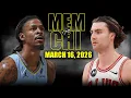 Memphis Grizzlies vs Chicago Bulls Full Game Highlights - March 16 2026 NBA Season