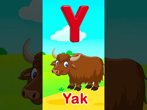 Aprende Abecedario con Animales | X de Xifias, Y de Yak, Z de Zorro #shorts