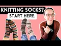 First time knitting socks Start here