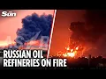 Download Lagu Putin's oil refineries in flames as Ukraine strikes back