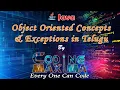 Java OOPS 2 Exceptions in telugu with Animation from coding maxima with animations java