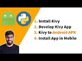 Install Kivy Develop Python APP to Android APK
