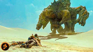 monster falls for the trap and hell breaks loose monster hunter