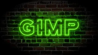 [Youtube thumbnail] Neon text made in GIMP.