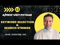 What is Keyword Selection and Search String in SLR Paper Explained with Examples Australia
