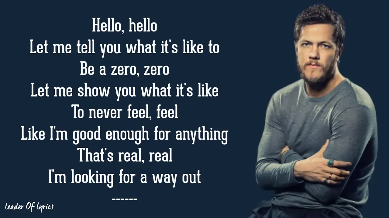 Imagine Dragons - ZERO (Lyrics) Imagine Dragons - ZERO (Lyrics)
