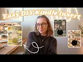 make your own kindle insert - for all my book girlies
