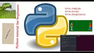 time module in Python time time time sleep Python Tutorial tutorial for beginners