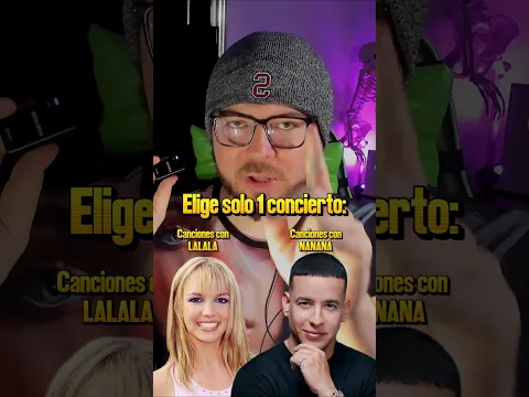 Solo puedes ir a 1 concierto: Canciones con "La,la,la" o "Na,na,na" #entretenimiento #curiosidades