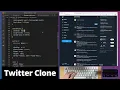 ASMR Programming - Twitter Home UI with React
