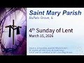St Mary Parish Mass Lent 4 Mar 15 2026