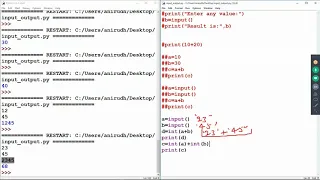 Python 3 Tutorial 010 - Standard Using input and print Function