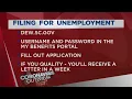Filing for unemployment in SC