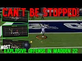 THE ONLY OFFENSE U NEED Most Explosive Money Play Passing Scheme in Madden NFL 22 Tips Tricks