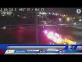 Vehicle crashes on I-65 during pursuit