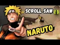 Naruto Scroll Saw Portrait - Live Build
