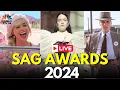 SAG Awards 2024 LIVE 30th Screen Actors Guild Awards Oppenheimer Barbie Emma Stone IN18L