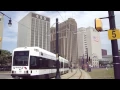 Light Rail trams in NJ Newark and Jersey City