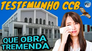 Testemunho CCB- Aqueles que te humilharam vão ter que colocar a mão na boca | Obra muito linda