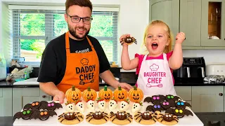 We Made Spooky Halloween Treats (Daddy & Daughter)