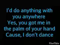 Lee Brice - I Don't Dance - Lyrics