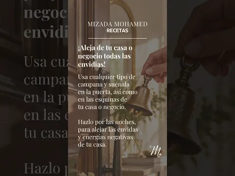 ¡El sonido y la vibración de las campanas limpian los ambientes de las malas energías!