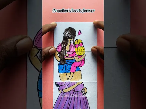 a mother's love is forever | #motherlove #mom #love #puzzle #art #drawing #shorts #viral