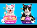 Lagu We Build a Tiny House for Hello Kitty and Kuromi!