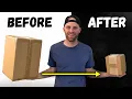 How to Resize a Cardboard Box Easy DIY Shipping Tutorial