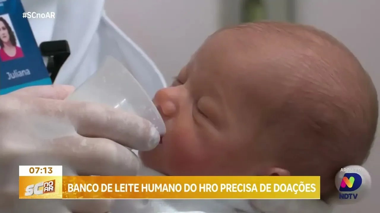 Hospital Regional do Oeste em Chapecó faz apelo por doações de leite humano