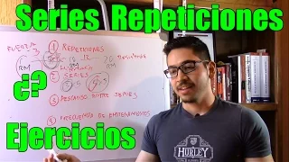 Series, Repeticiones, Descansos, Ejercicios - Diseña tus entrenamientos 2