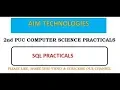 2nd PUC SQL PRACTICAL 2