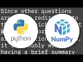 What is the difference between np array and np asarray