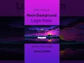 Login Form in HTML CSS Step by Step Tutorial Fast Code