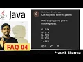 How to print pattern in java class x Icse Prateik Sharma by Java