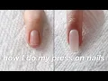 how I do my press on nails with builder gel