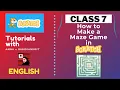 Coding for Beginners - Class 7 Maze Game in Scratch English