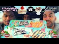 Keebler Fudge Stripes Hot Fudge Sundae vs Strawberry Shortcake Cookies