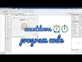 timer mini game Java NetBeans IDE program coding