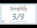 How to Simplify the Fraction
