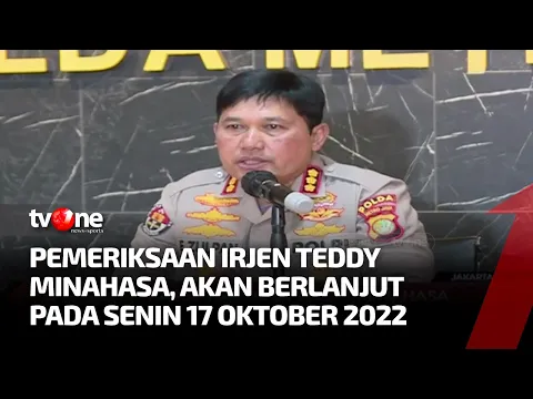 Teddy Minahasa Terancam Dipecat dari Kepolisian