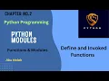 Lect 23 Function in Python Modules
