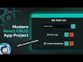Modern React CRUD App Project React ToDo app